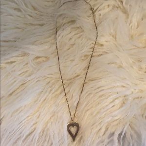 Sterling silver heart necklace and chain